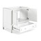 Alaterre Furniture Williamsburg 2pc Wooden Bathroom Vanity Set - 36-in. L Vanity, 30-in. L Rectangular Mirror, White AVAN3600WHB - alternate 7